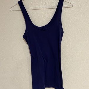 Dark blue tank top